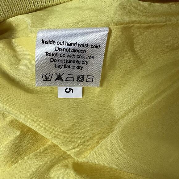 Bobby Jones Extrafine 100% Wool 1/4 Zip Sweater Vest Golf Yellow Lined Mens Sz L - Picture 12 of 13